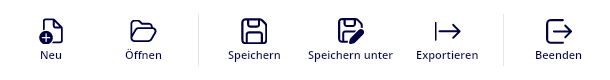 Die Dokumentschaltflächen im Register Dokument